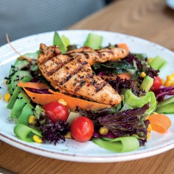 Avakado tavuk Salatası Avakado tavuk Salatası